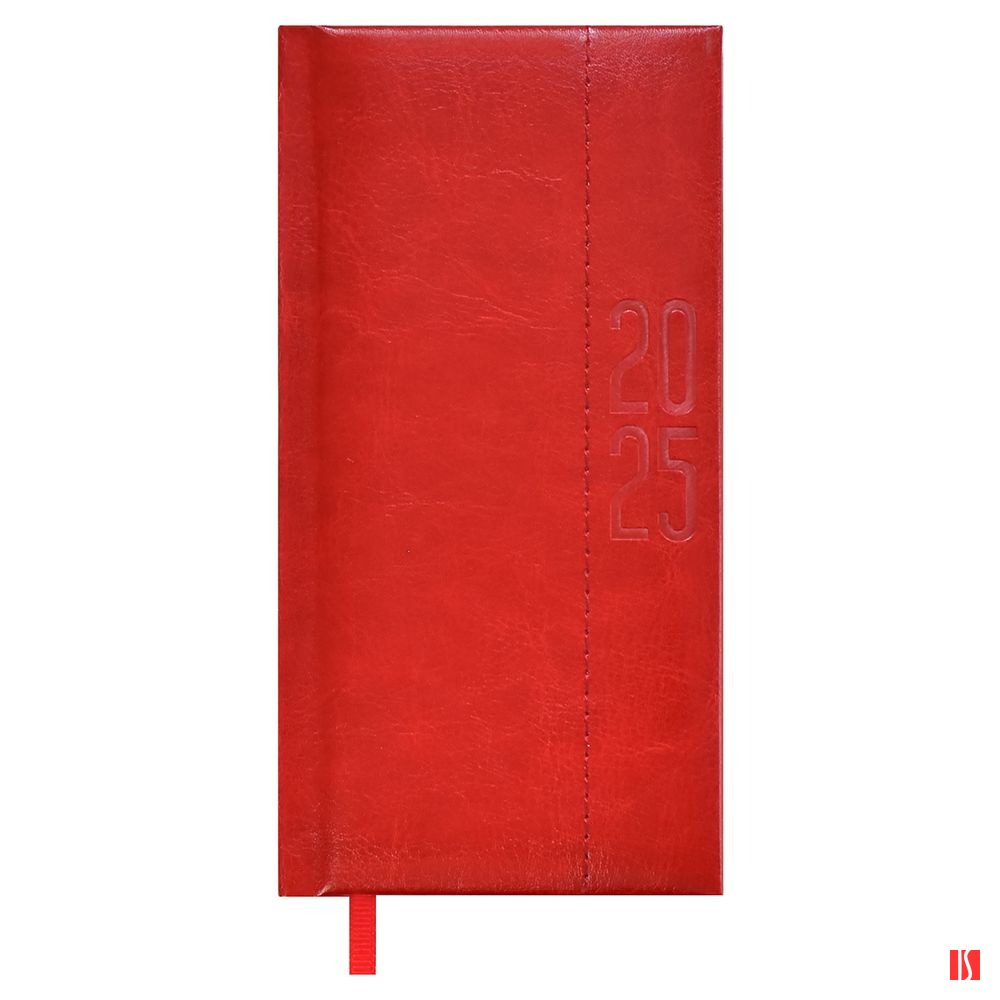 Еженедельник Baza, датированный, красный