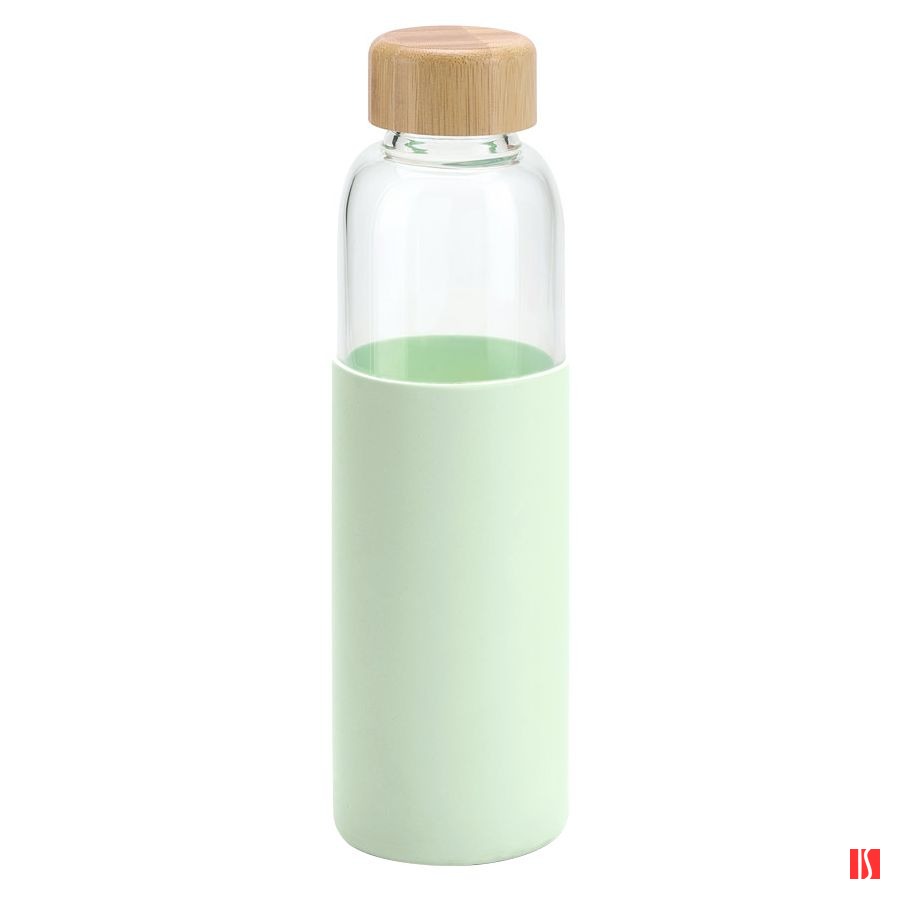 Бутылка для воды Dakar, прозрачная с зеленым