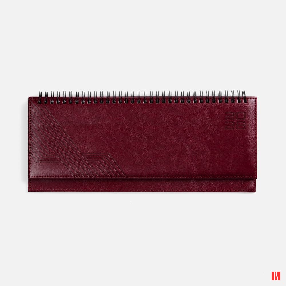 Планинг Faro, датированный, бордовый