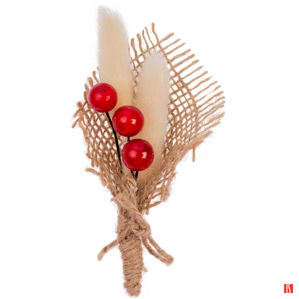 Букет сухоцветов Adorno, красный