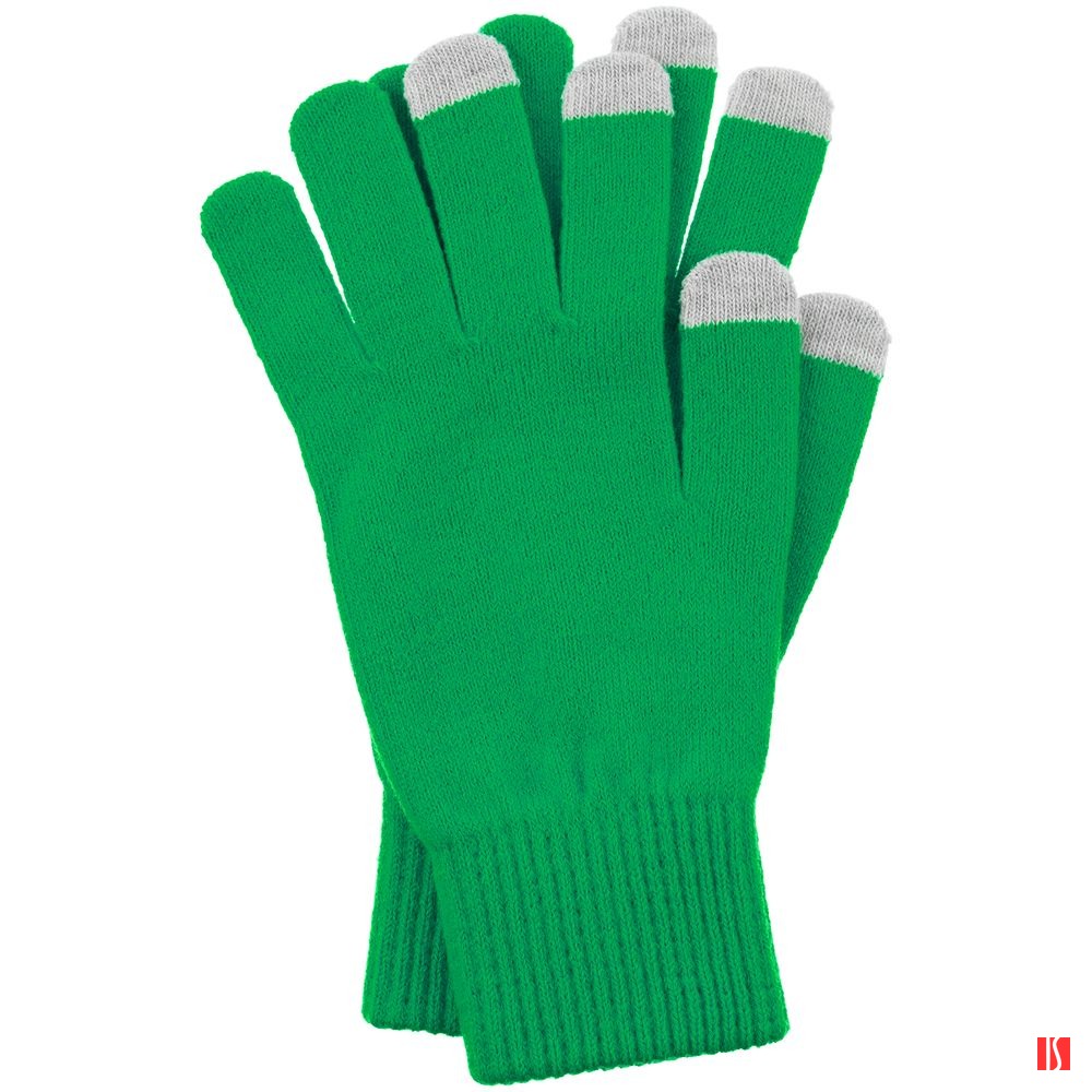 Купить Перчатки сенсорные Urban Flow, зеленые Перчатки сенсорные Urban Flow, зеленые