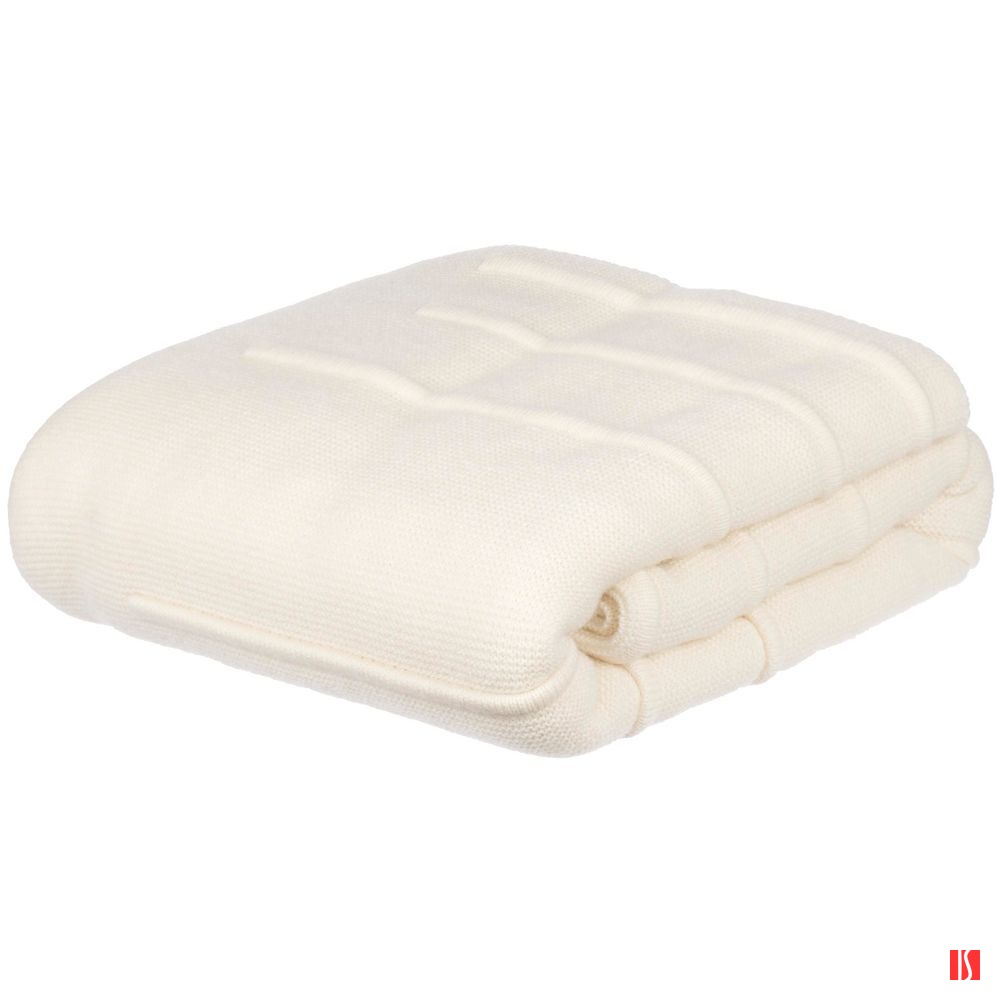 Плед Nessona Alpaca, белый (ванильный)