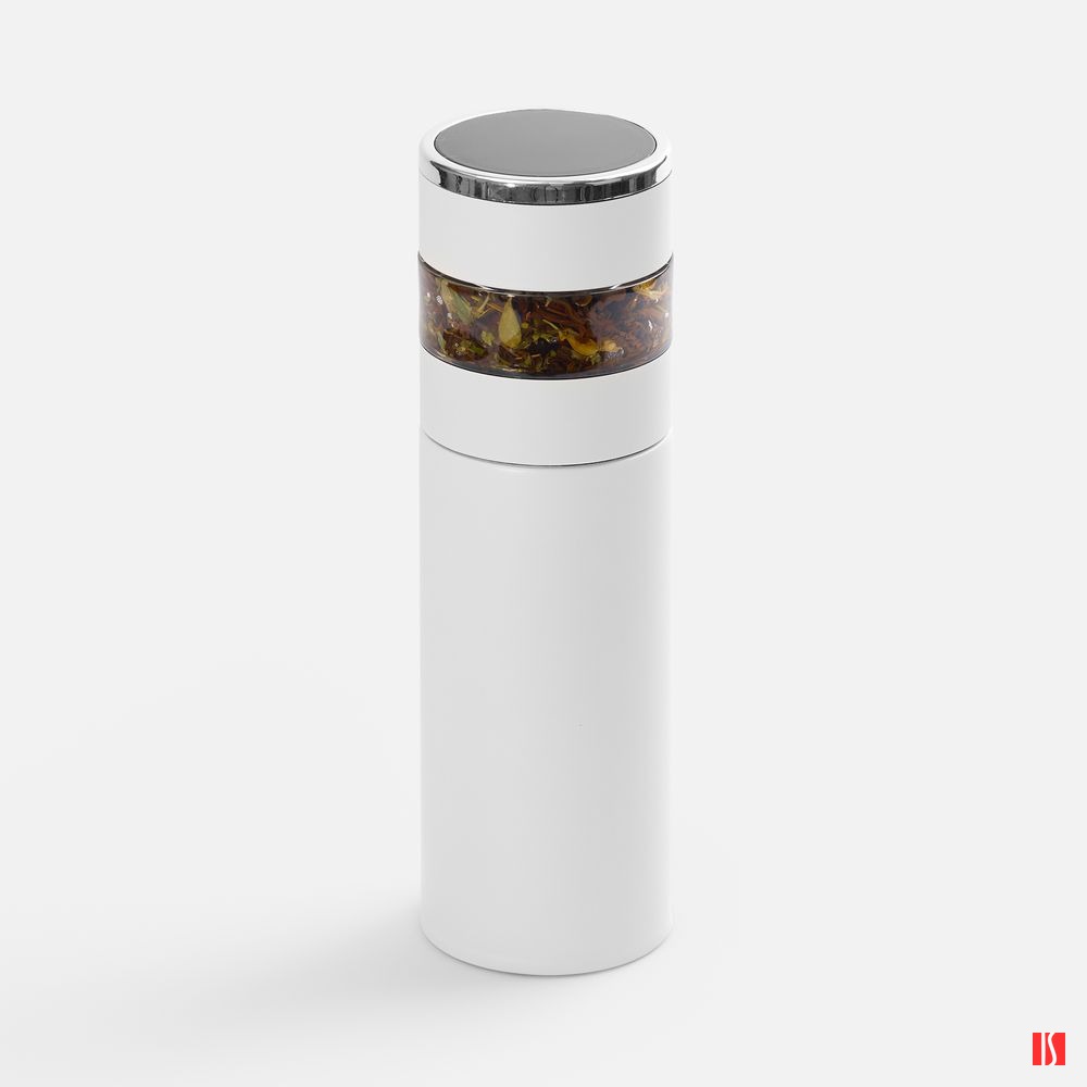 Купить Смарт-бутылка с инфьюзером Thermory, белая Смарт-бутылка с инфьюзером Thermory, белая