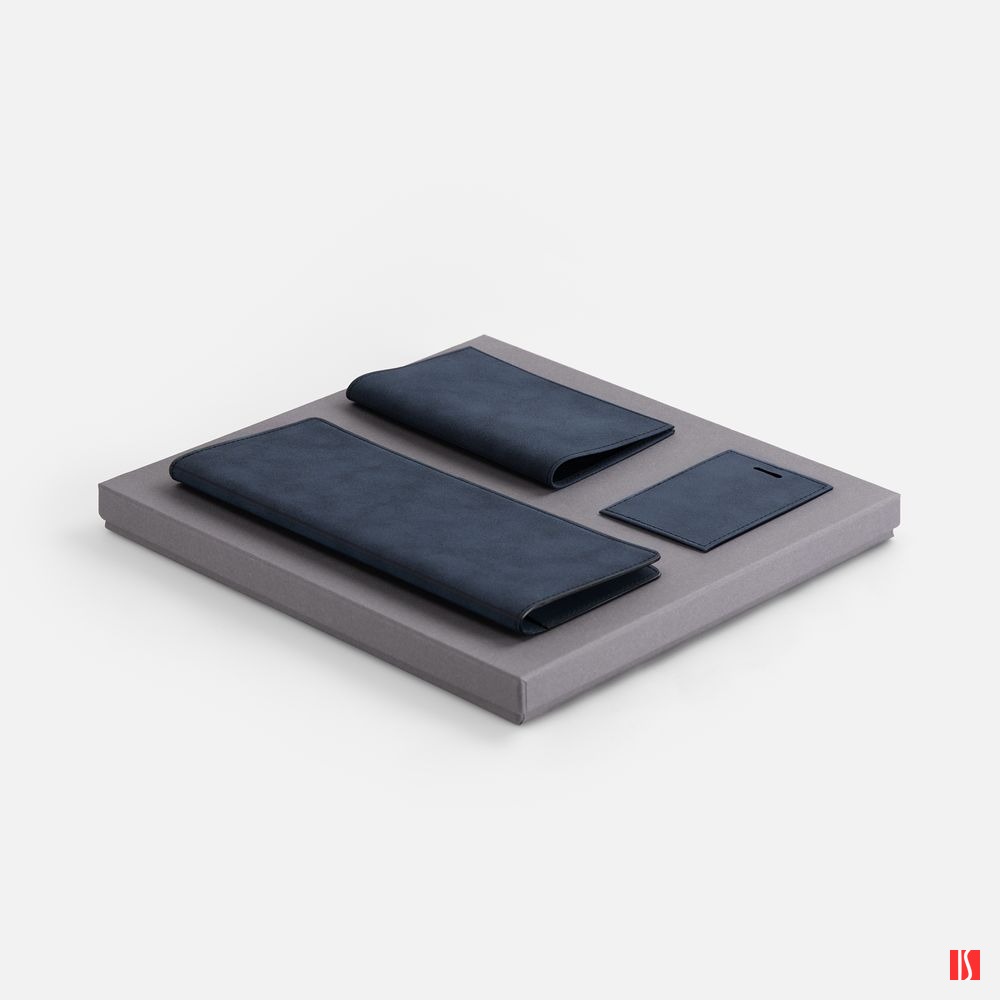 Купить Набор Nubuk Trio, синий Набор Nubuk Trio, синий