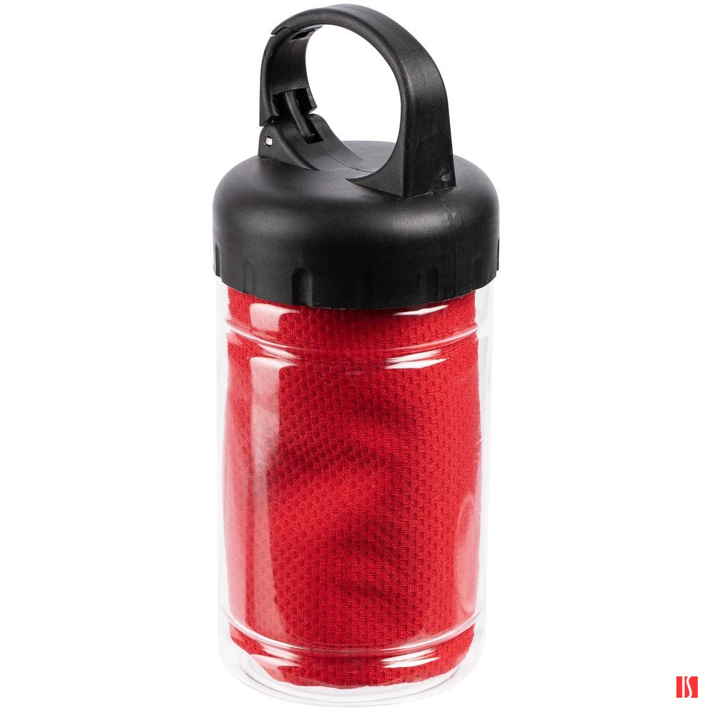 Охлаждающее полотенце Frio Mio в бутылке, красное