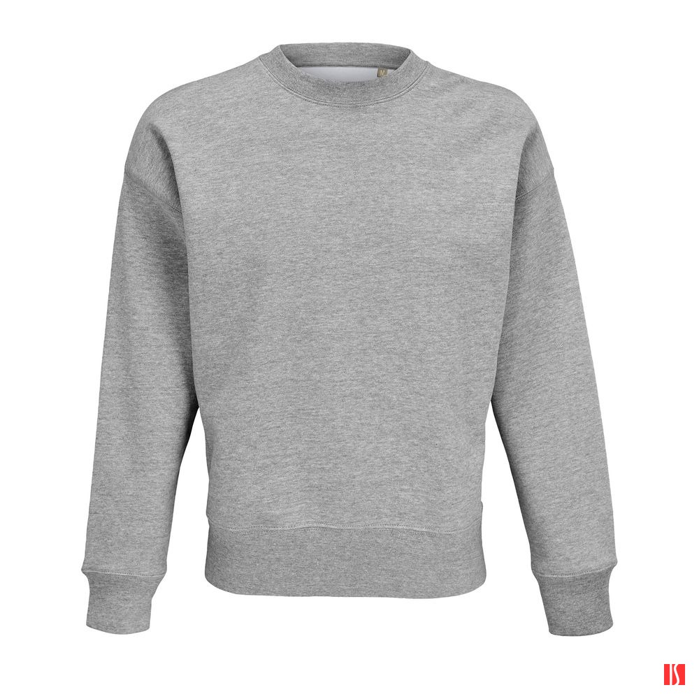 Свитшот унисекс Authentic, серый меланж