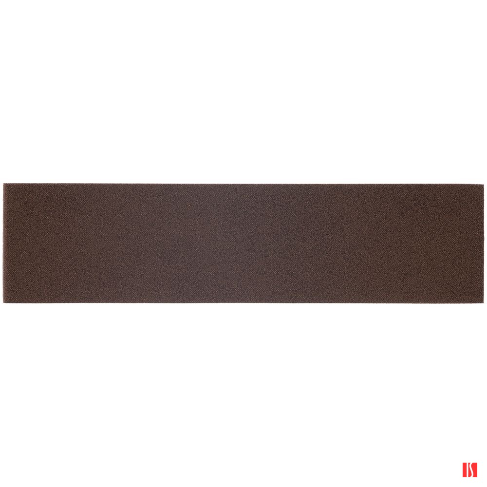 Лейбл Listra Nubuсk, темно-коричневый