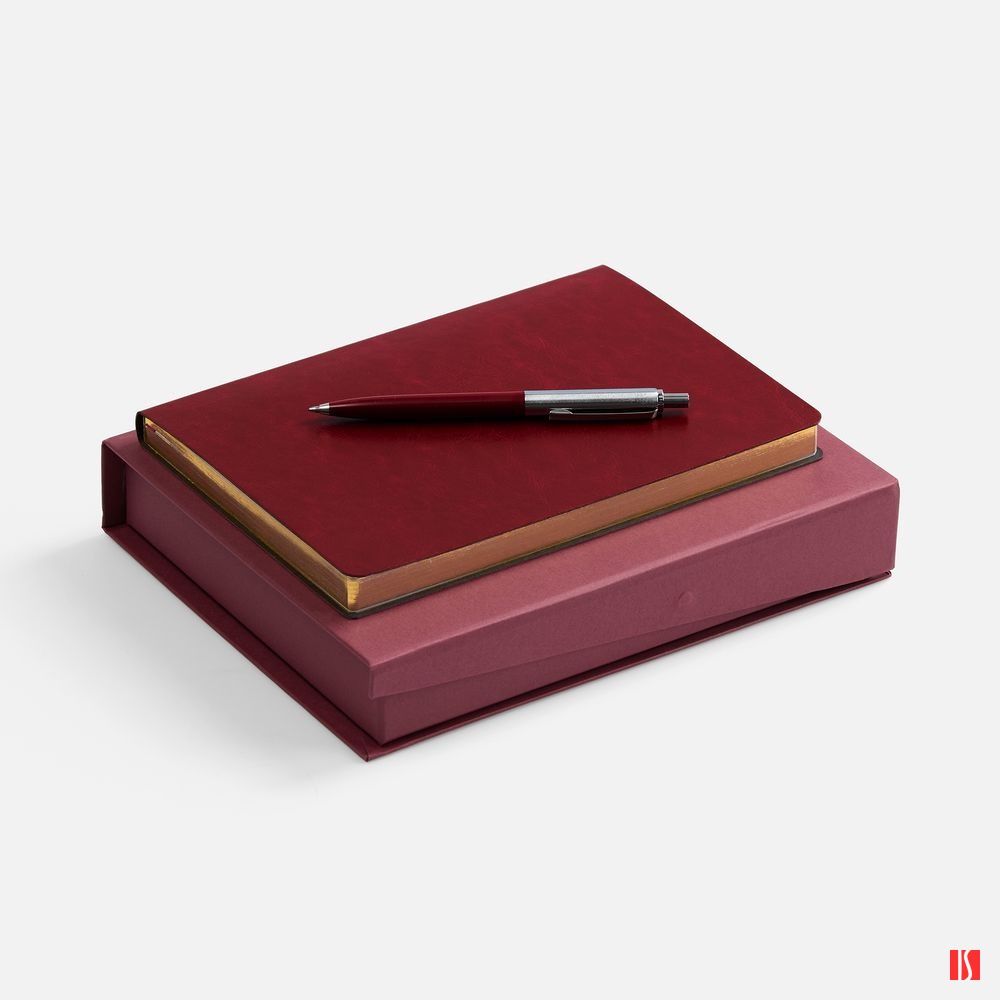 Набор Nebraska Flex, бордовый с серебристым