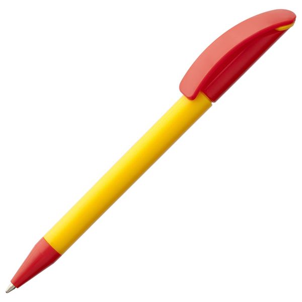 Ручка шариковая Prodir DS3 TPP Special, желтая с красным