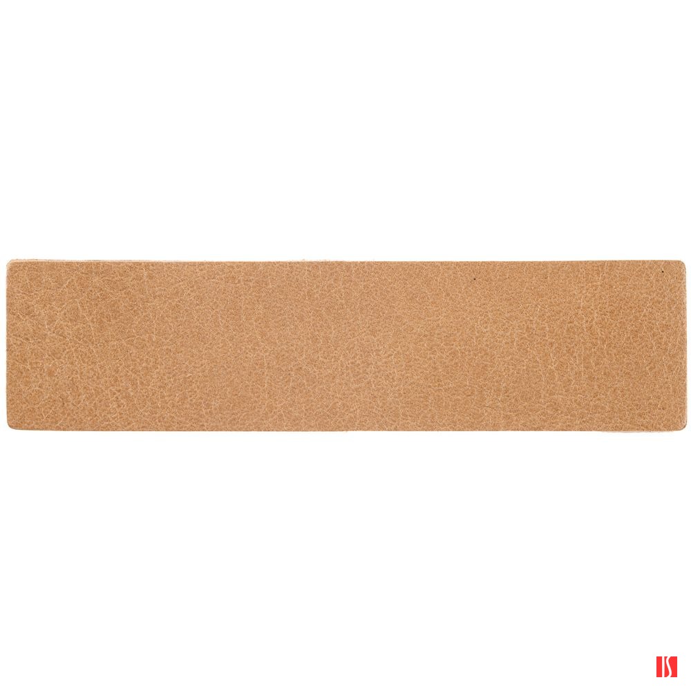 Лейбл кожаный Pasek, бежевый