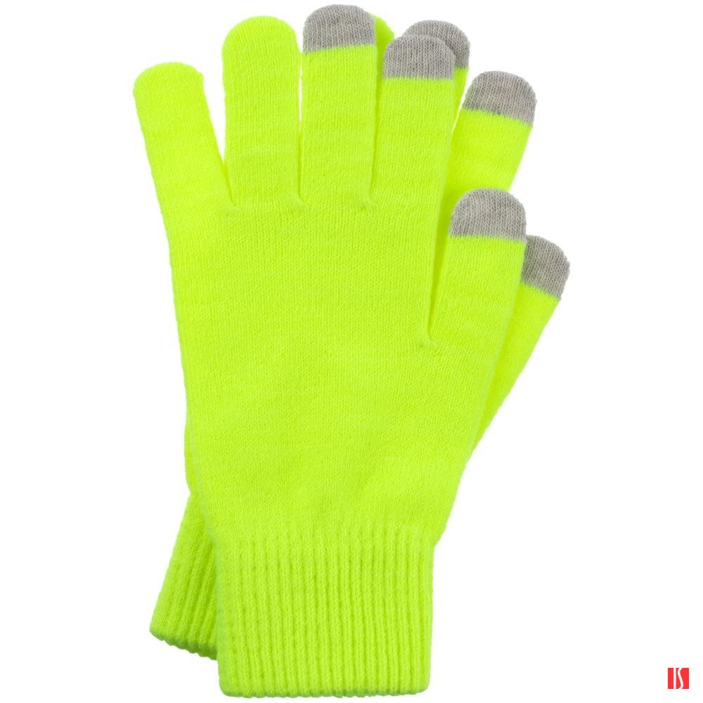 Купить Перчатки сенсорные Urban Flow, салатовые неон Перчатки сенсорные Urban Flow, салатовые неон