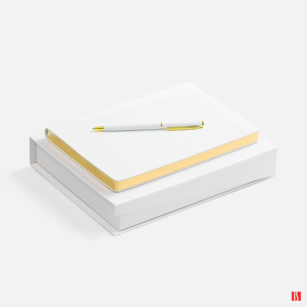 Набор Nebraska Flex, белый с золотистым