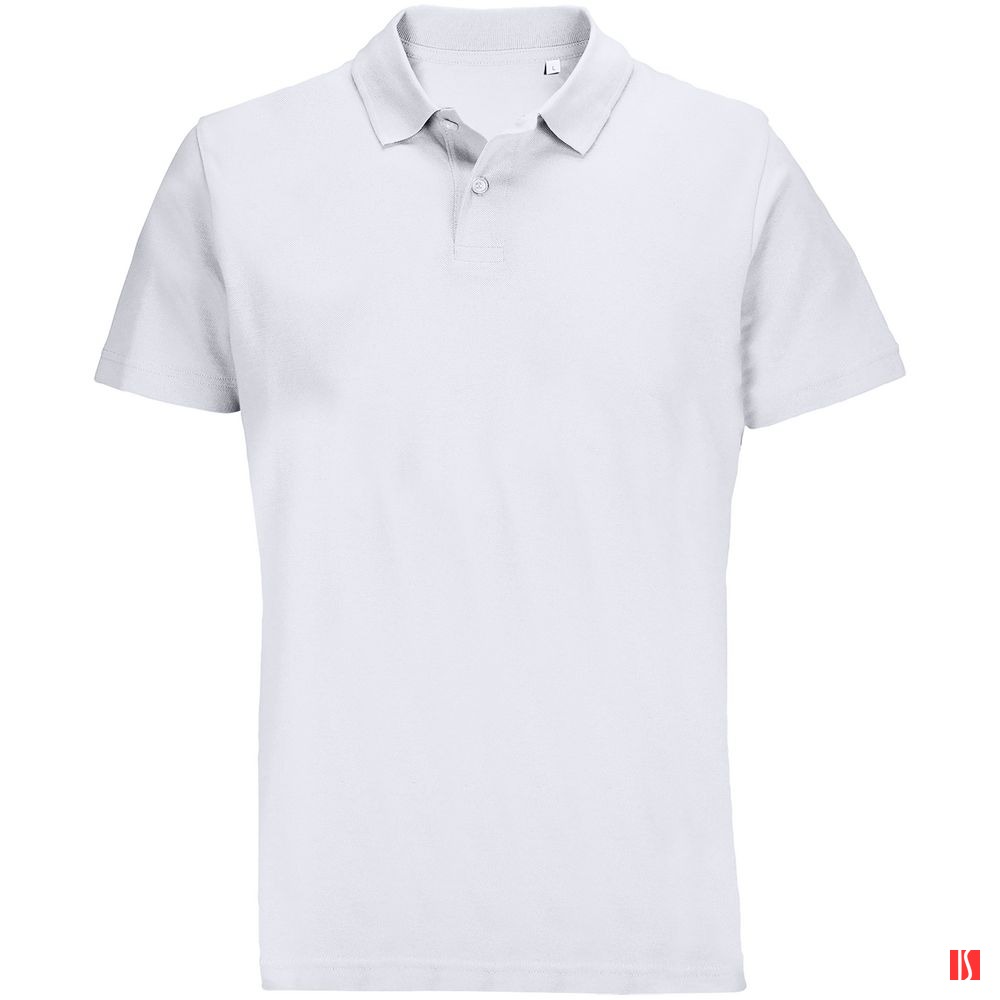 Купить Рубашка поло унисекс Pulse, белая Рубашка поло унисекс Pulse, белая