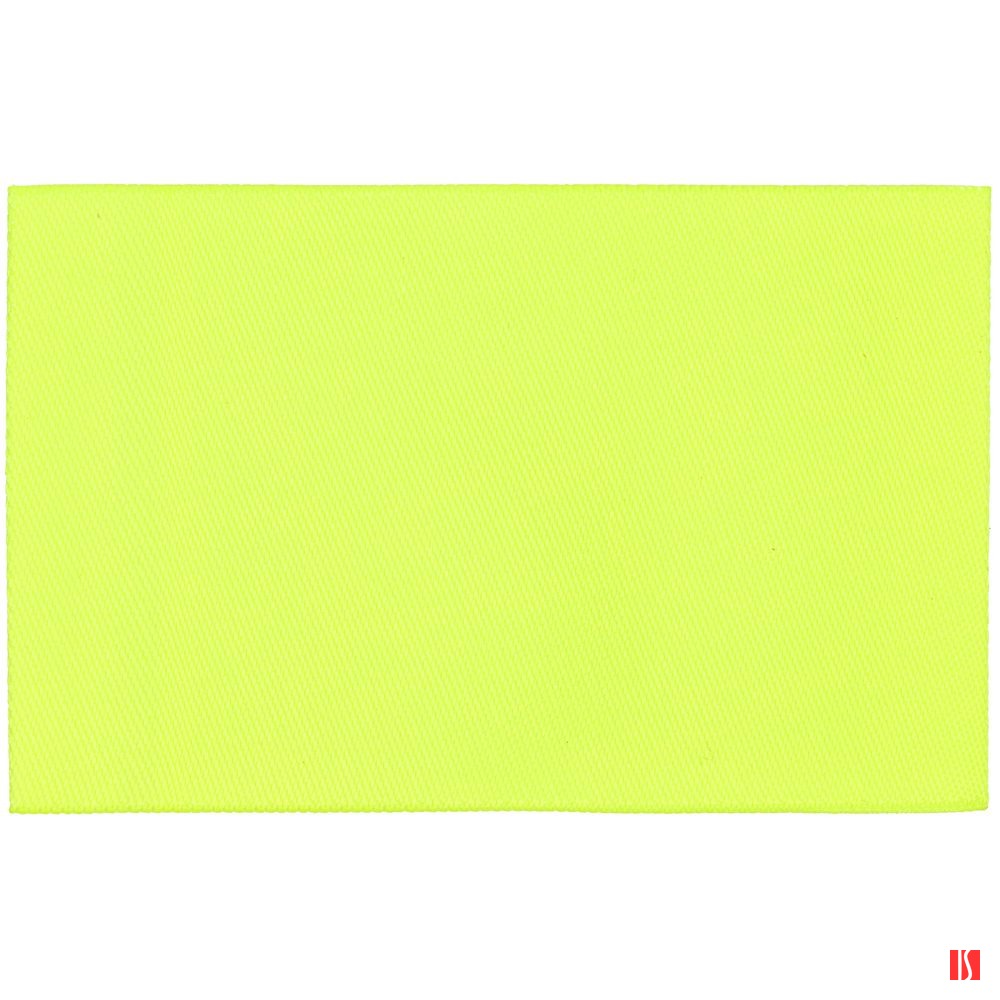 Лейбл тканевый Epsilon, XL, желтый неон