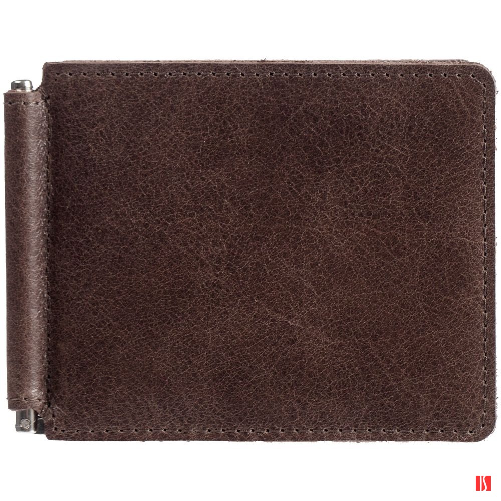 Зажим для купюр Apache, темно-коричневый