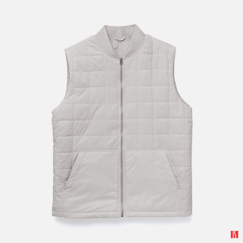 Купить Жилет унисекс Warmbridge, светло-серый Жилет унисекс Warmbridge, светло-серый