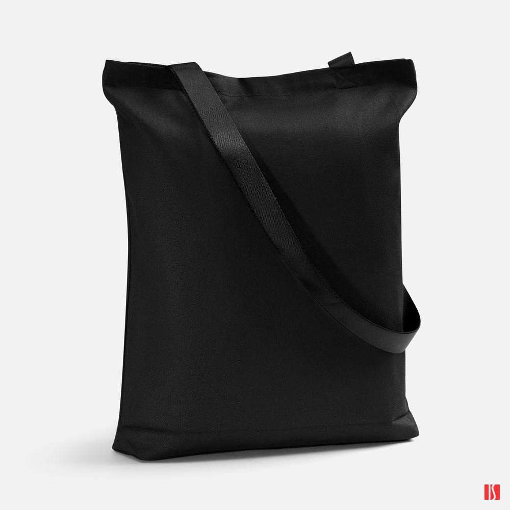 Шопер B4, черный с черными ручками