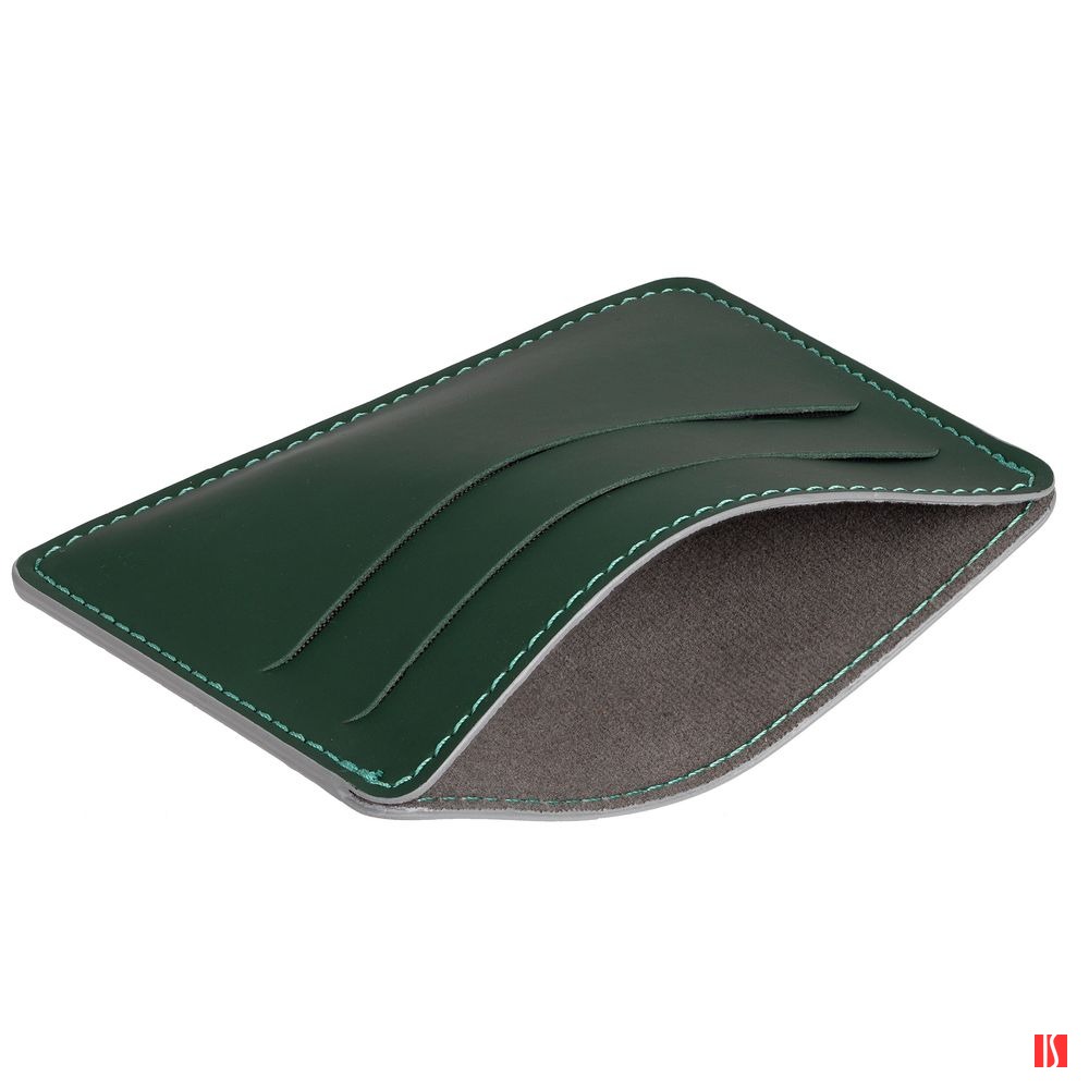 Купить Чехол для карточек Shall Simple, зеленый Чехол для карточек Shall Simple, зеленый