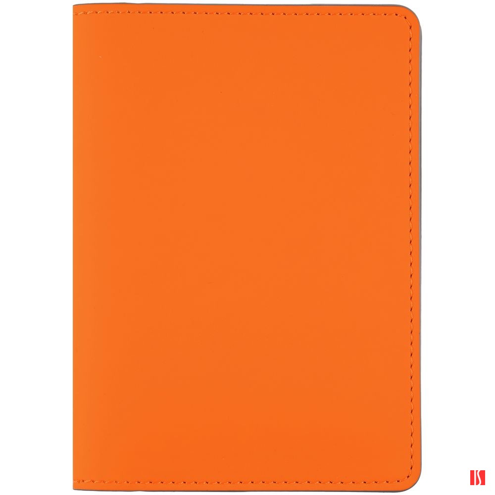 Купить Обложка для паспорта Shall Simple, оранжевый Обложка для паспорта Shall Simple, оранжевый