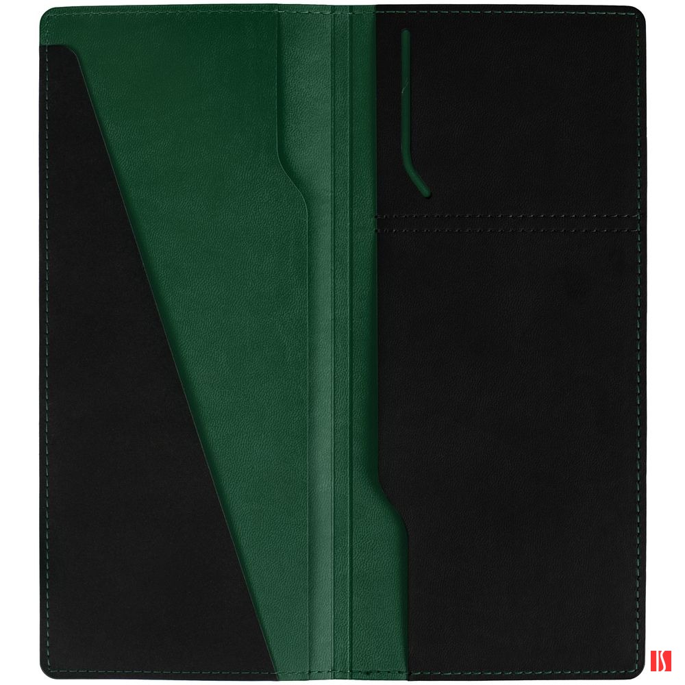 Дорожный органайзер Multimo, черный с зеленым