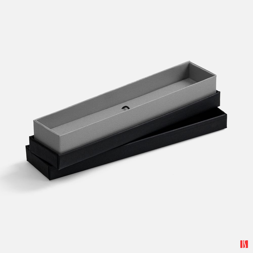 Футляр Nastro для 1 ручки, черный с серым