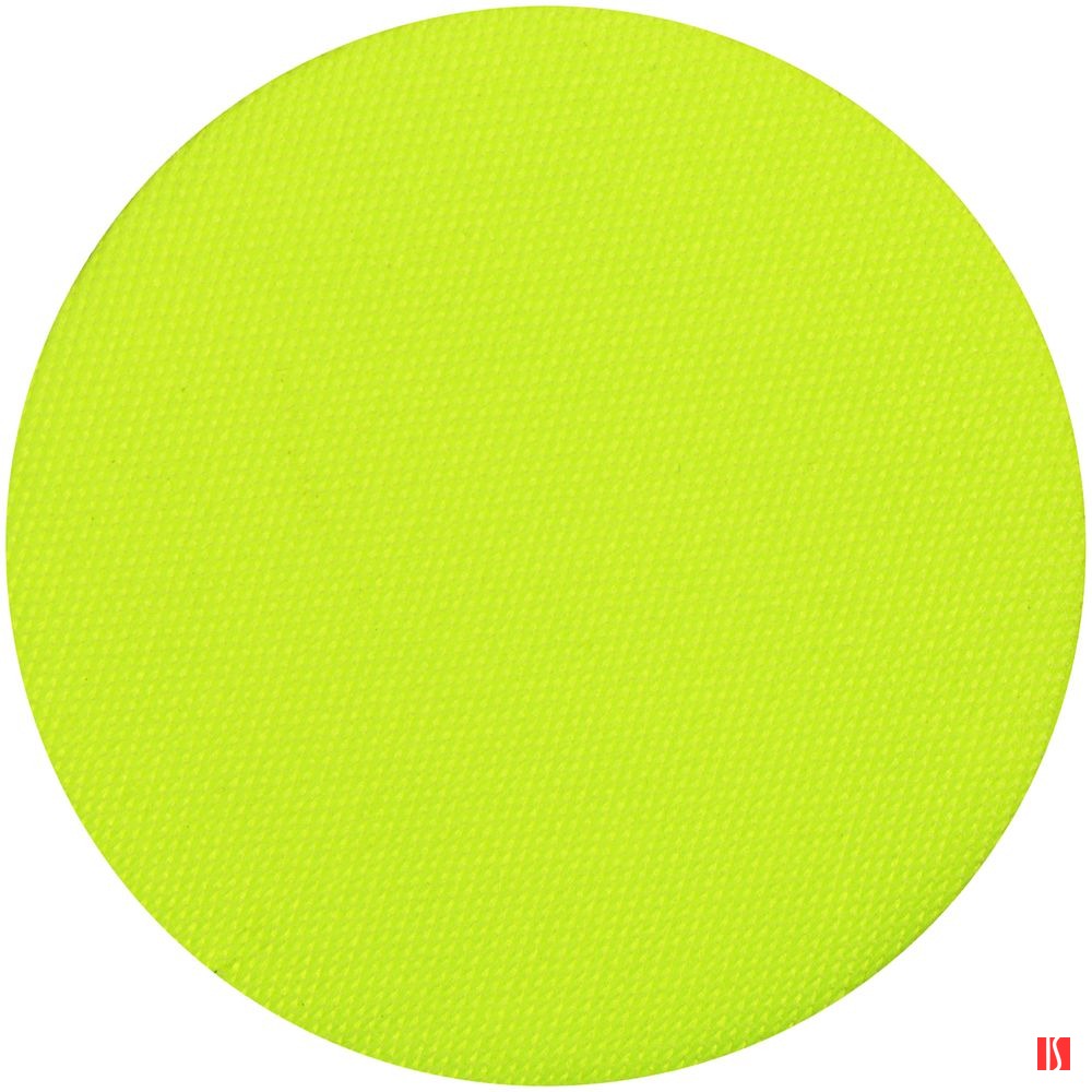 Наклейка тканевая Lunga Round, M, желтый неон