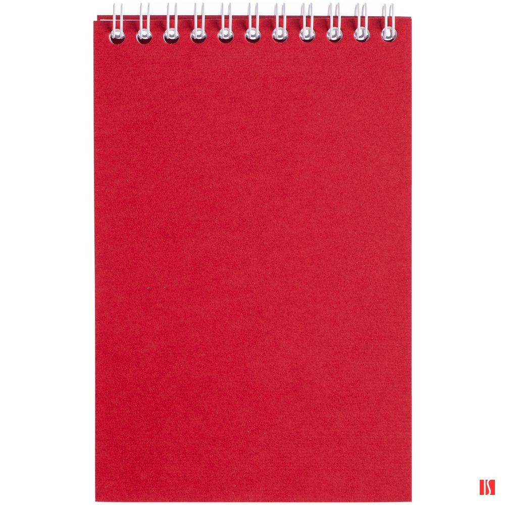 Блокнот Dali Mini в клетку, красный