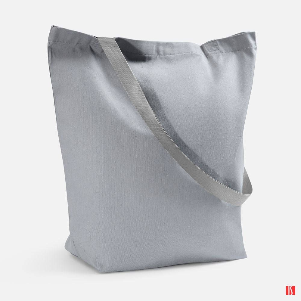 Шопер B5, серый с серыми ручками