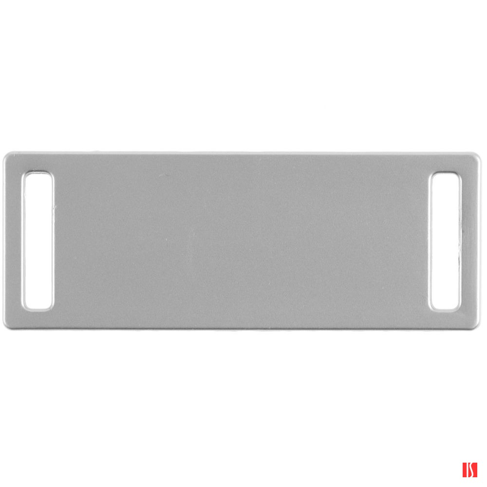 Шильдик металлический Kova, серебристый