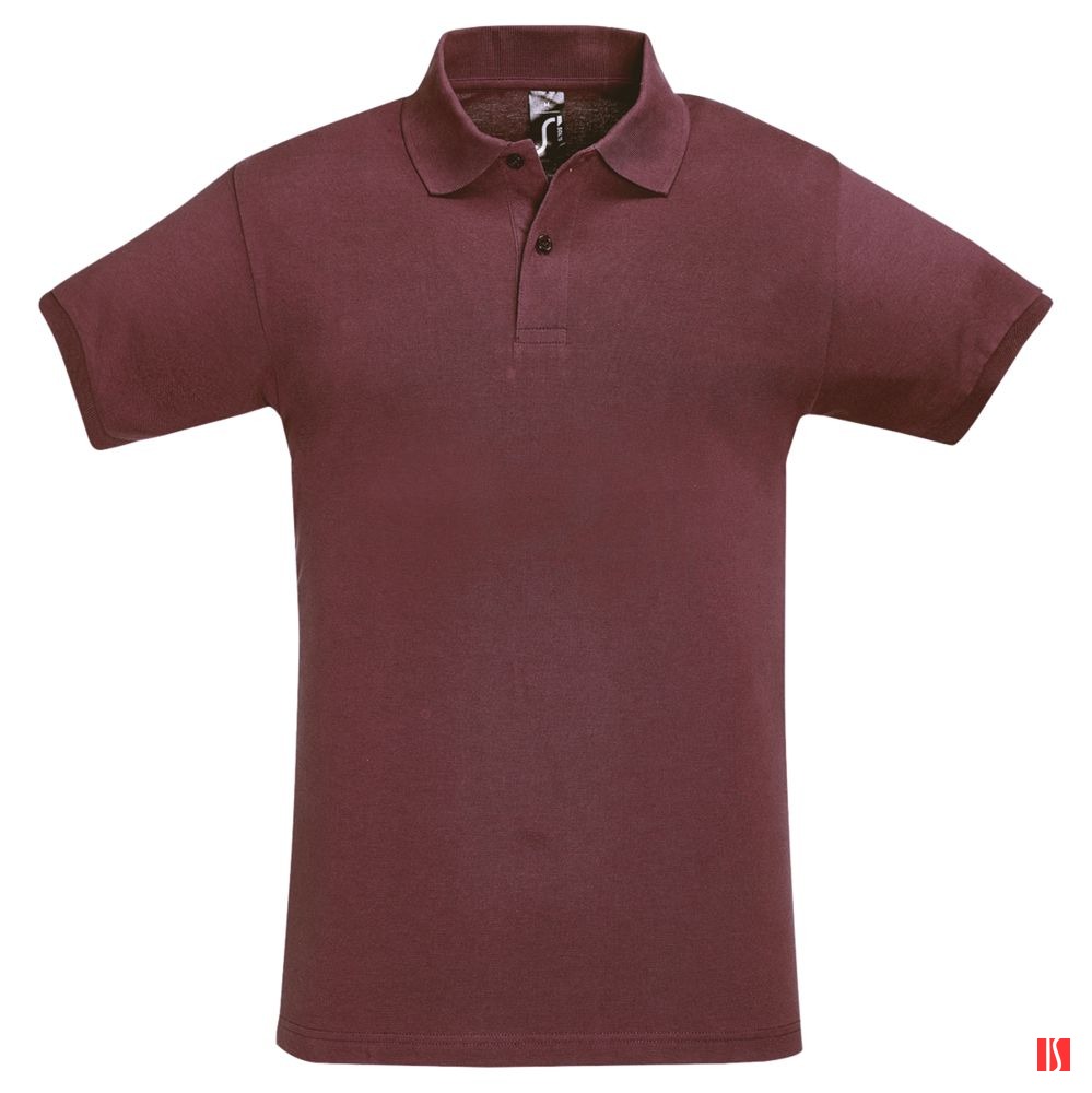Купить Рубашка поло мужская Perfect Men 180, бордовая Рубашка поло мужская Perfect Men 180, бордовая