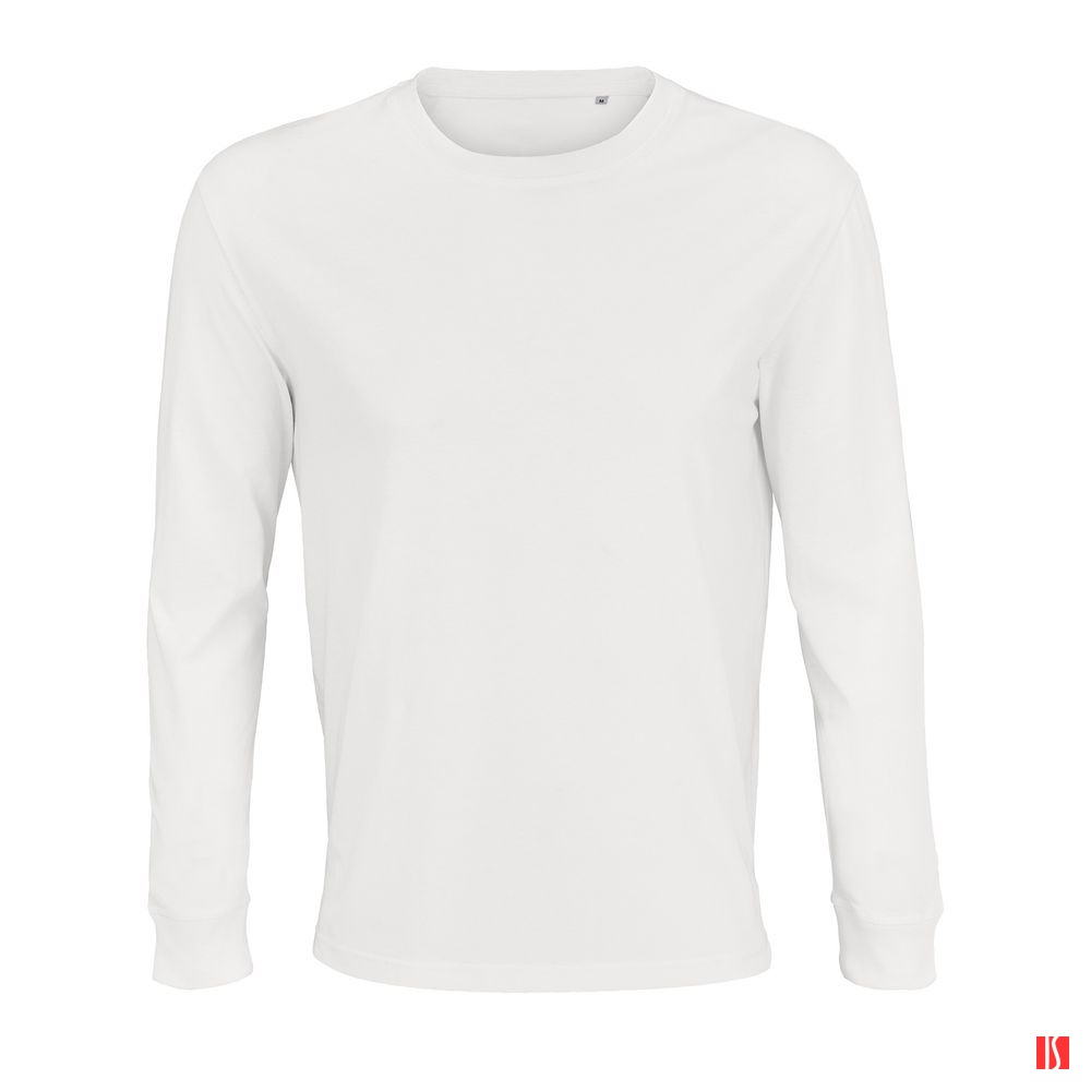 Футболка унисекс с длинным рукавом Pioneer LSL, белая