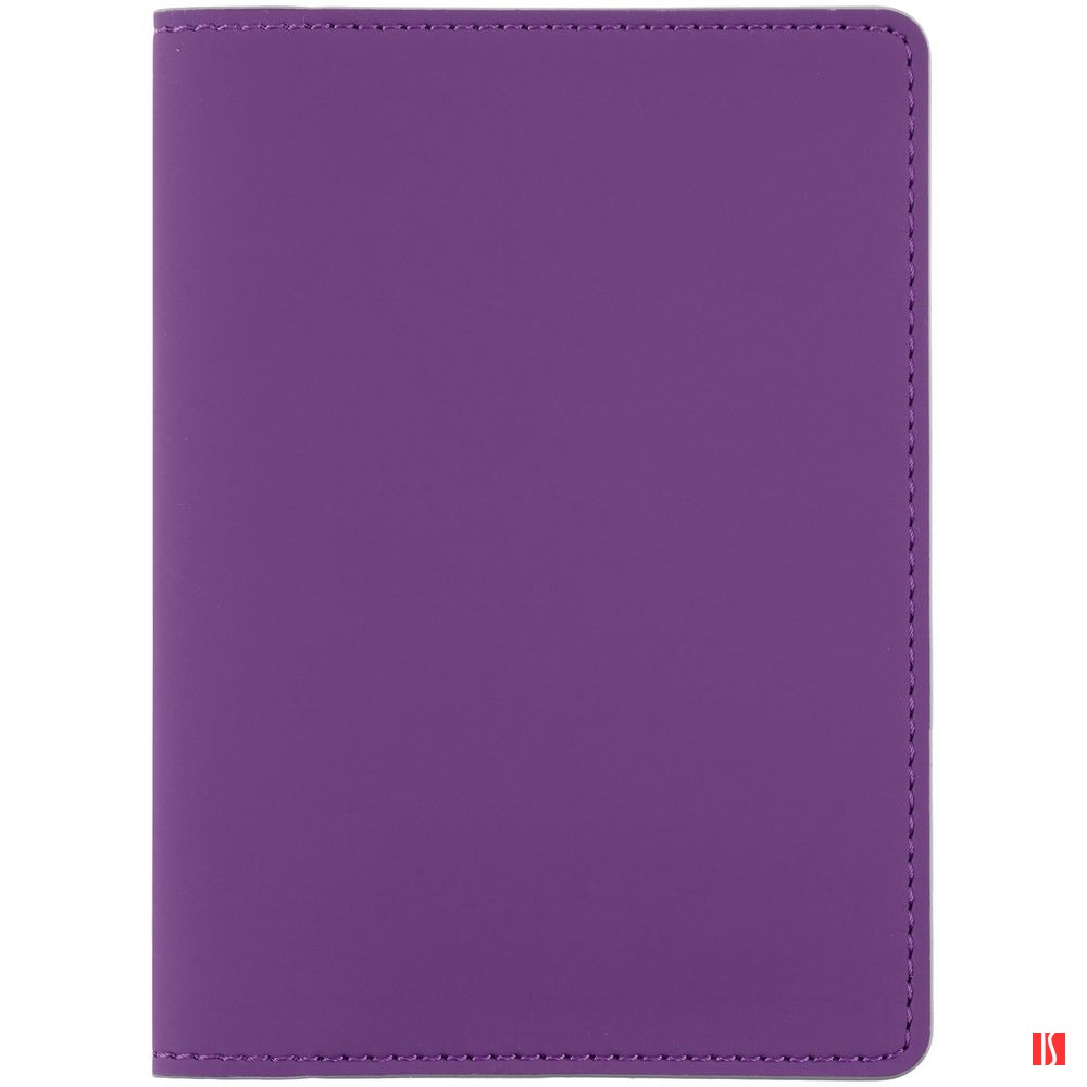 Купить Обложка для паспорта Shall Simple, фиолетовый Обложка для паспорта Shall Simple, фиолетовый