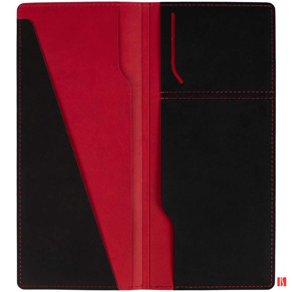 Дорожный органайзер Multimo, черный с красным