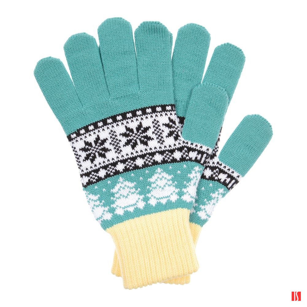 Перчатки Mirakler, зеленые с желтым