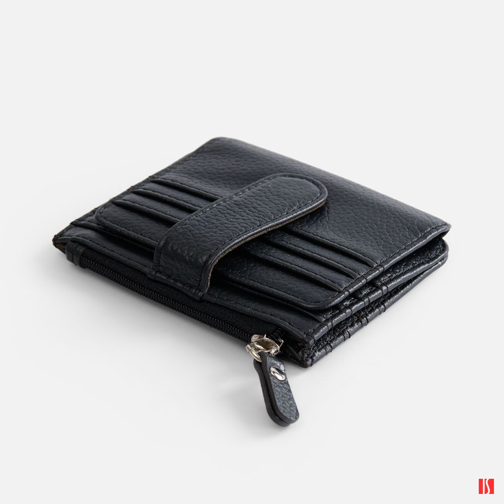 Картхолдер на молнии Unison, черный