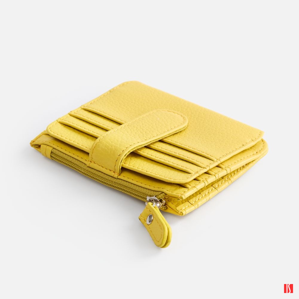 Купить Картхолдер на молнии Unison, желтый Картхолдер на молнии Unison, желтый