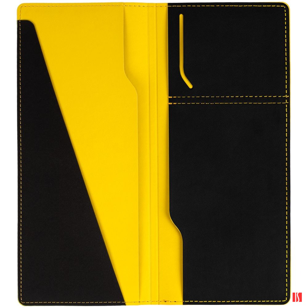 Дорожный органайзер Multimo, черный с желтым