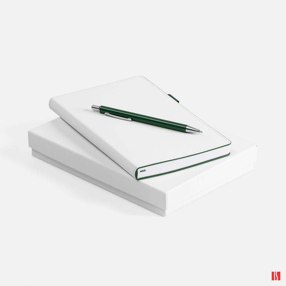 Набор White Shall, бело-зеленый