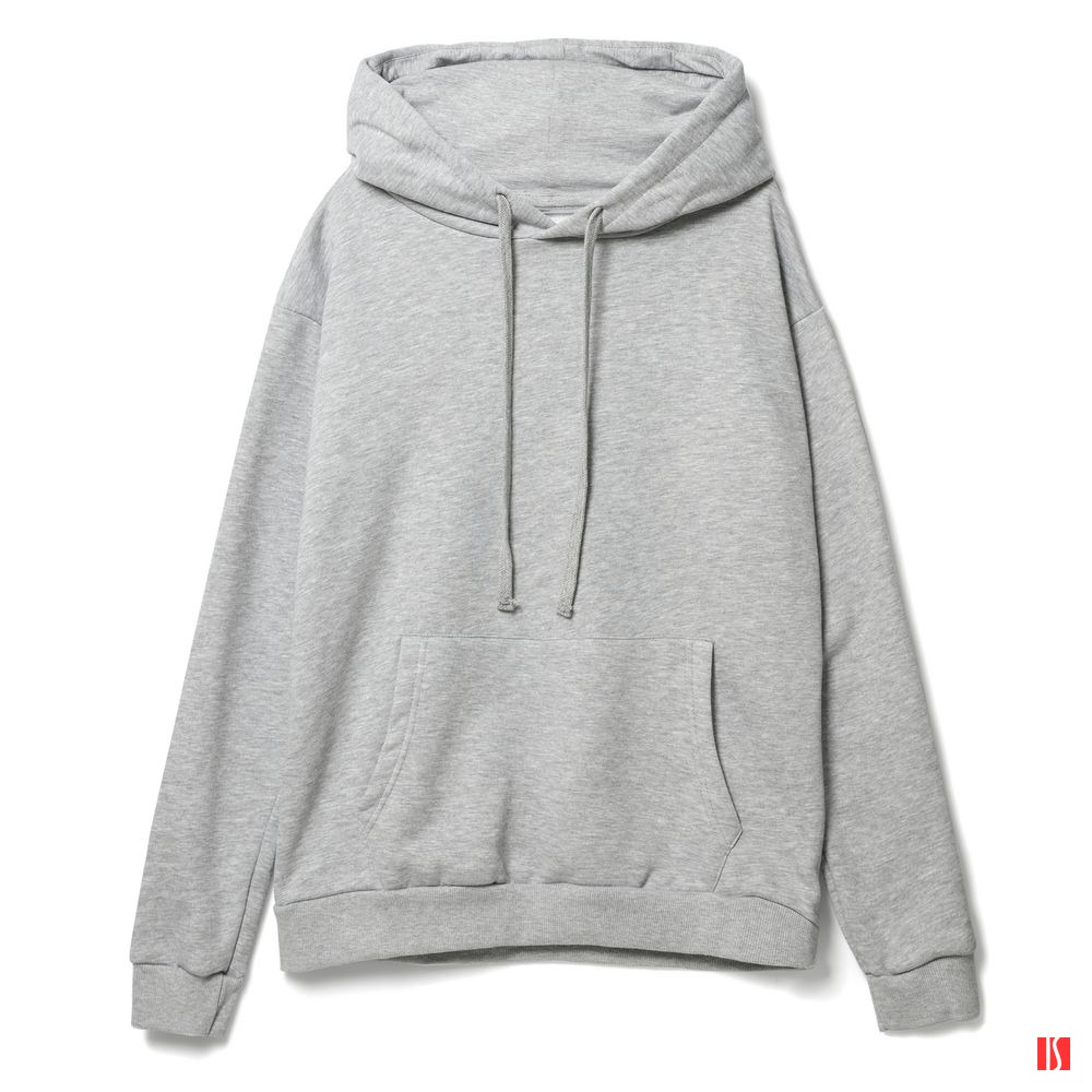 Худи унисекс Tuloksa 280 ver. 2, серый меланж