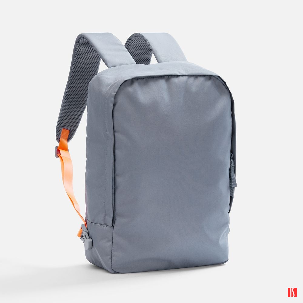 Купить Рюкзак B2, серый с оранжевыми стропами Рюкзак B2, серый с оранжевыми стропами