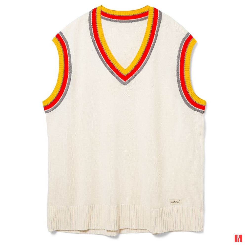 Жилет оверсайз унисекс Cornell в сумке, молочно-белый