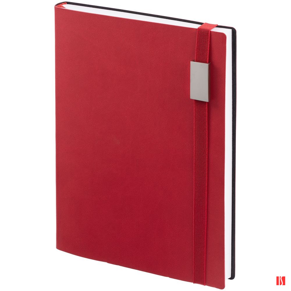 Ежедневник Vivian Metal, недатированный, красный