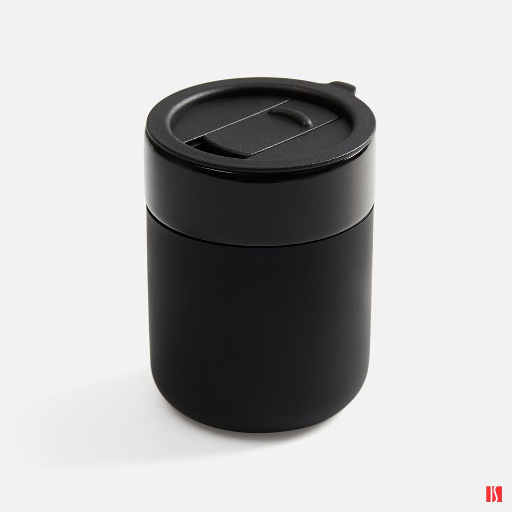 Кружка Nabo с силиконовым держателем, черная