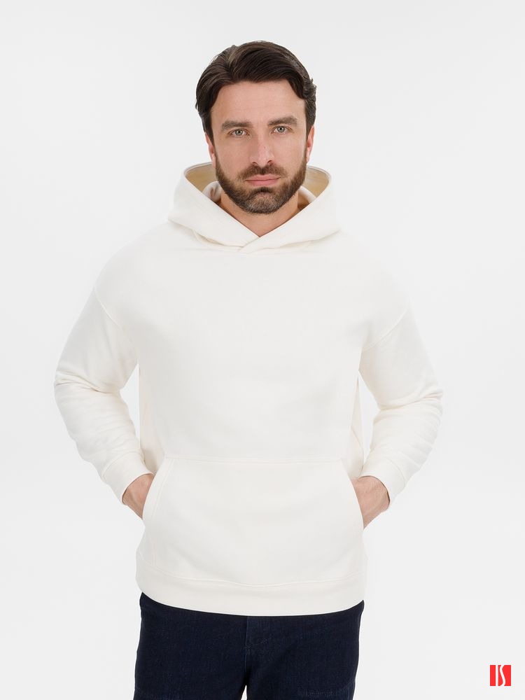 Худи оверсайз унисекс Snuggie, молочно-белое