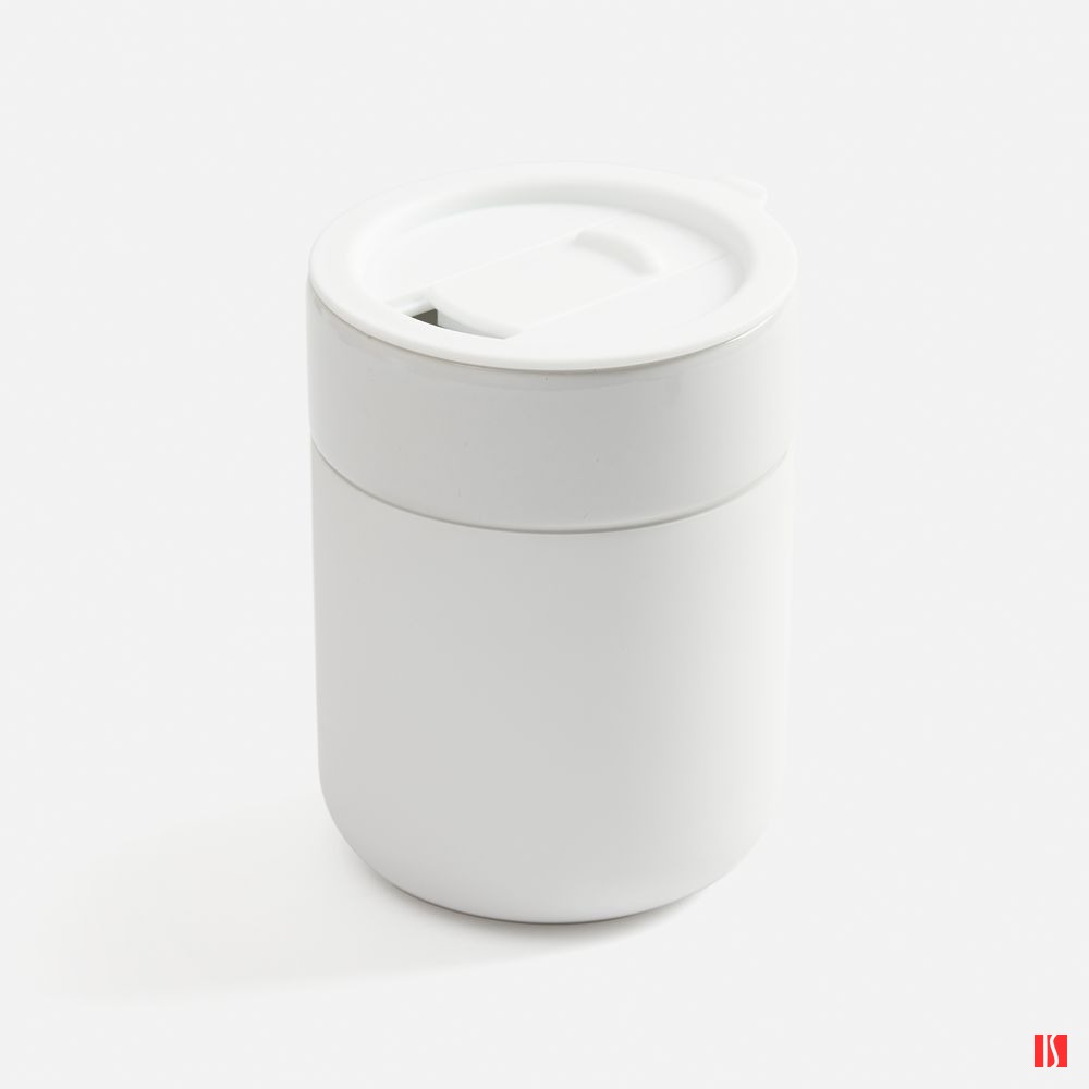 Кружка Nabo с силиконовым держателем, белая