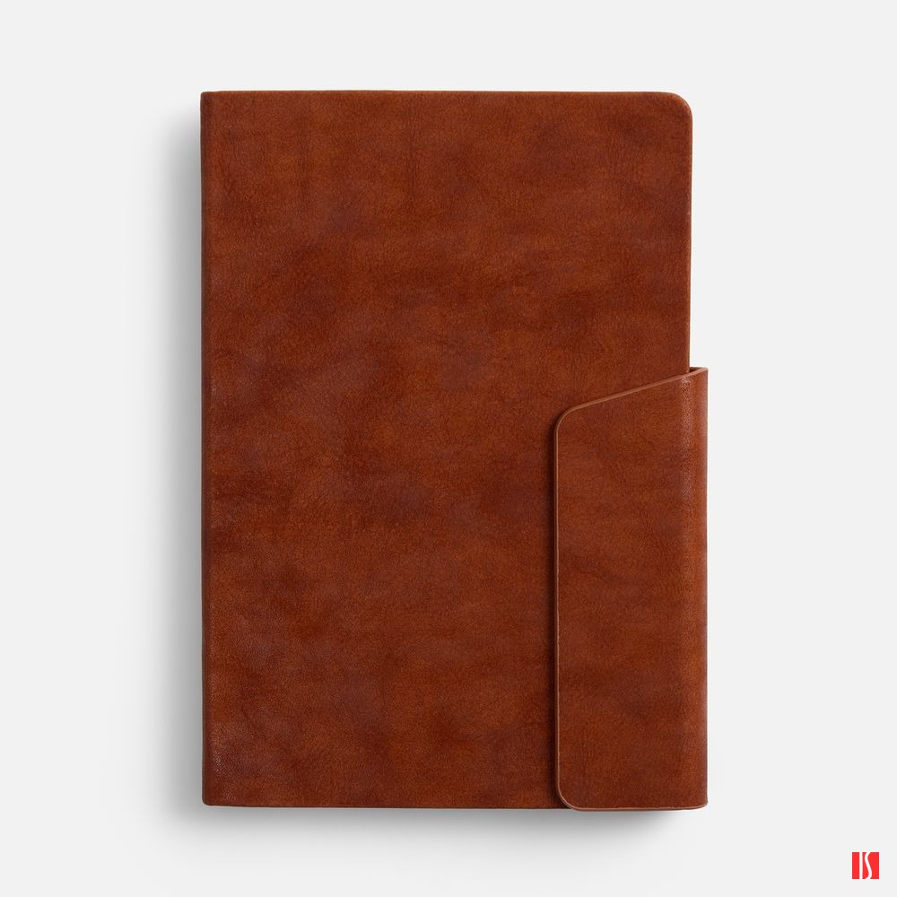 Ежедневник Leadmark, недатированный, коричневый