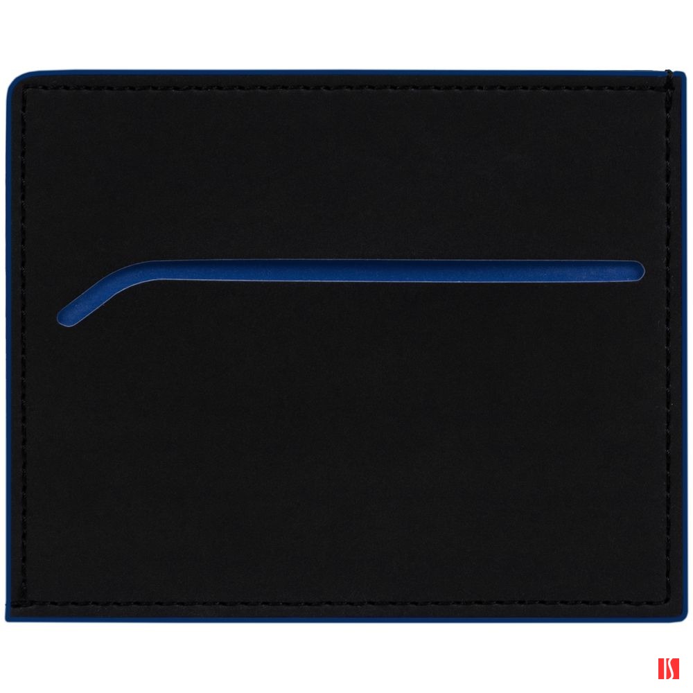 Картхолдер Multimo, черный с синим