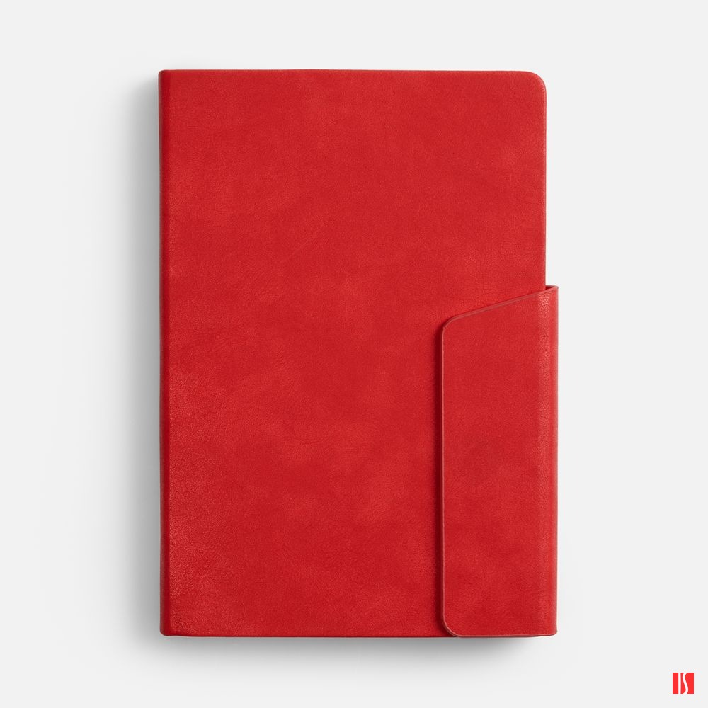 Ежедневник Leadmark, недатированный, красный