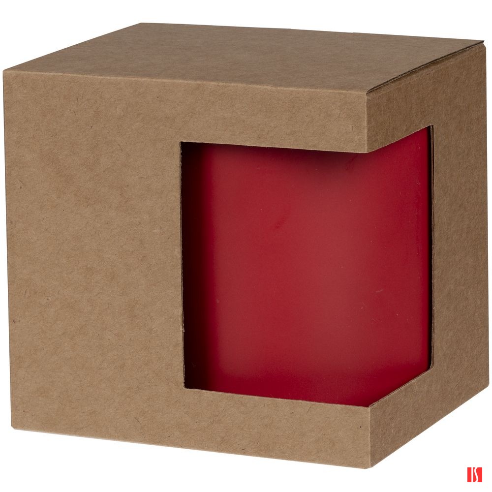 Коробка для кружки с окном Cupcase, крафт