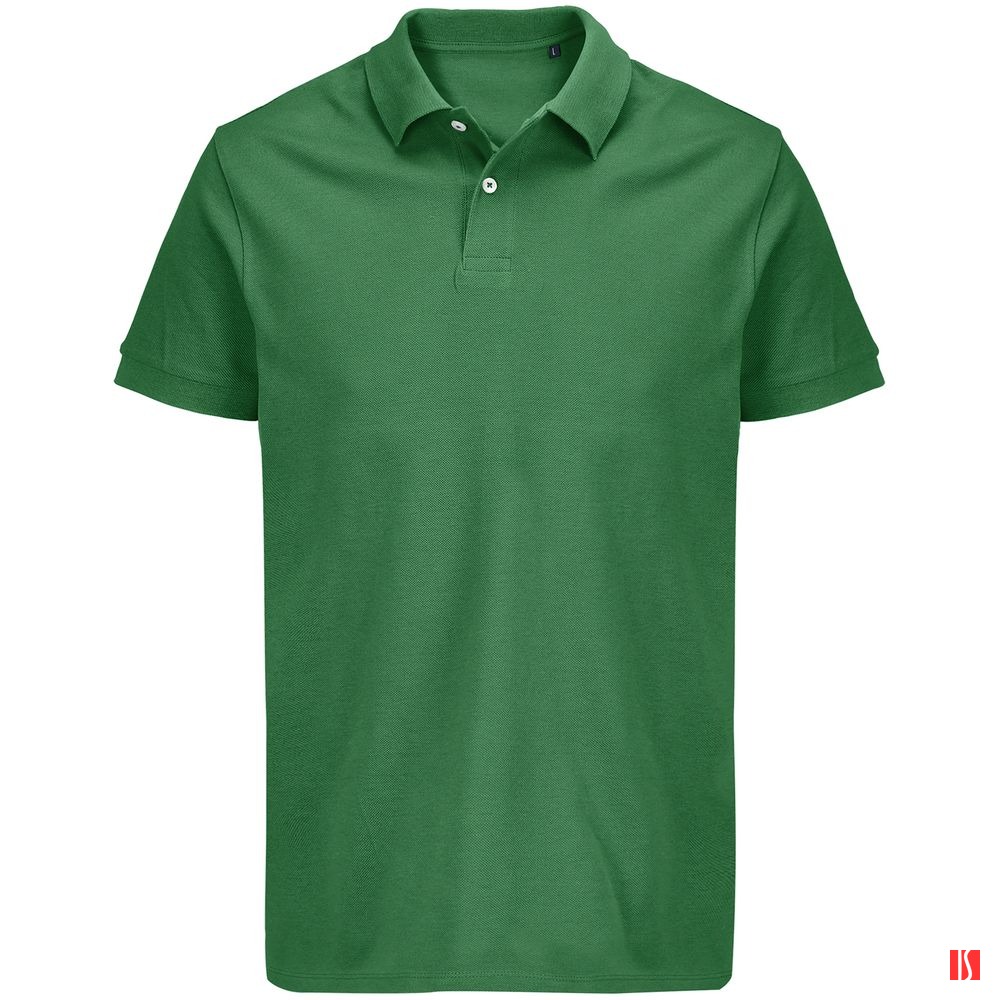 Купить Рубашка поло унисекс Pacific, ярко-зеленая Рубашка поло унисекс Pacific, ярко-зеленая